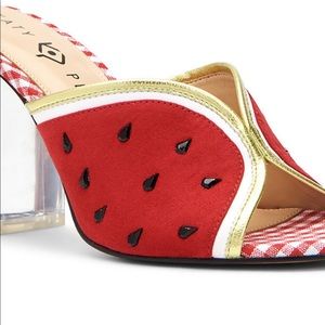 Katy Perry Watermelon heels. NW Size 9